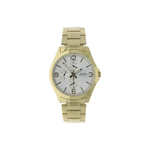 CASIO Standard Series Кварцевый механизм нержавеющая сталь ремешок мужские часы белый циферблат