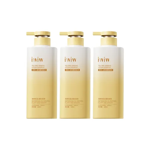 IWIW Чай Дерево Ginseng Keratin Pure Bloom Прачечная Уход Комбо Увеличение объема и придание пышности Лечение перхоти Контроль жирности