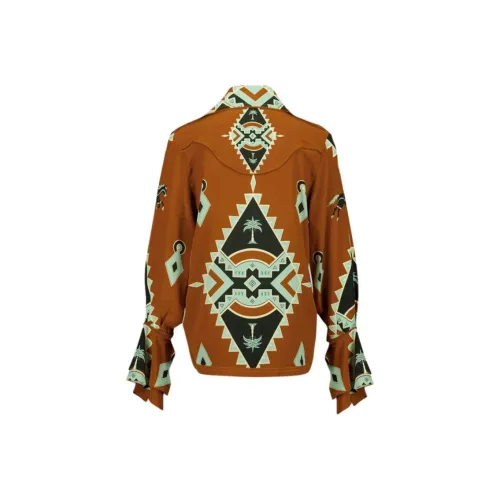 Johanna Ortiz Ржаво-красные Женские Рубашки