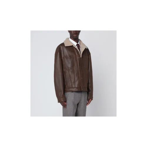 SALVATORE SANTORO Кожаная куртка мужская