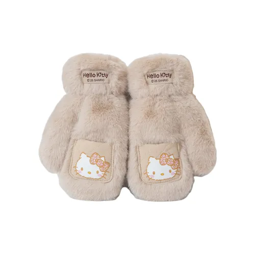 Санрио Полиэстер Трикотаж Перчатки Детские