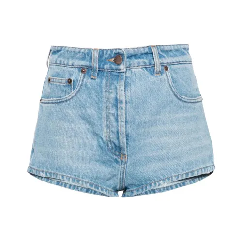 PRADA Джинсовые шорты Женские Blue