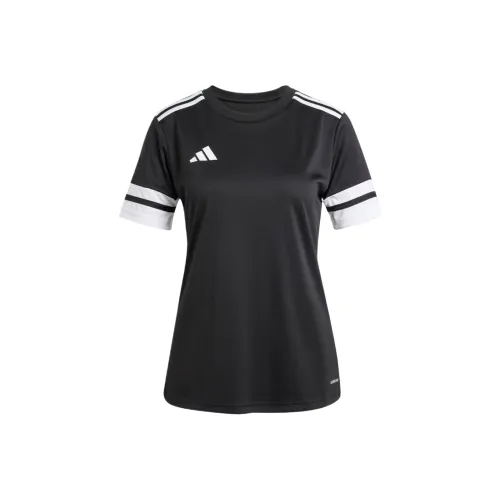 Adidas Черный Белый Женская Футбольная Джерси