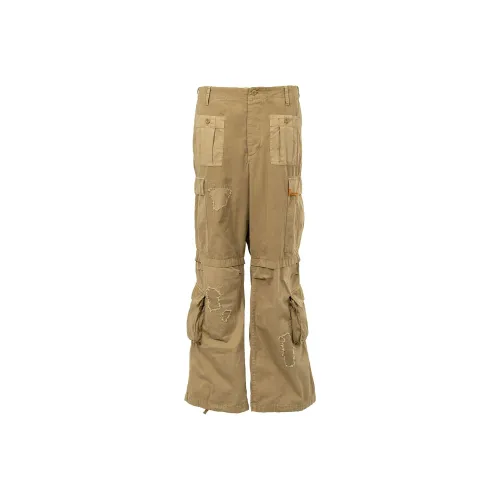 KAMIYA 2025 Fall Winter Ripstop Fatigue Cargo Pants Men's