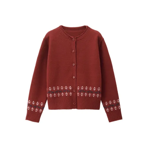Giordano 04 Christmas Red Women's Knitwear