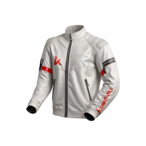 Кавасаки Мотоцикл Куртка Kawasaki Cangyuan Унисекс Айвори