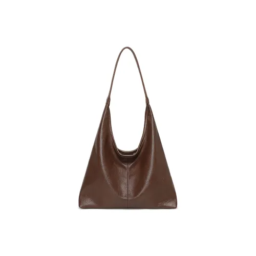 Crtnzo Kroez Сумка через плечо из синтетической кожи стандартная женская кофейного цвета