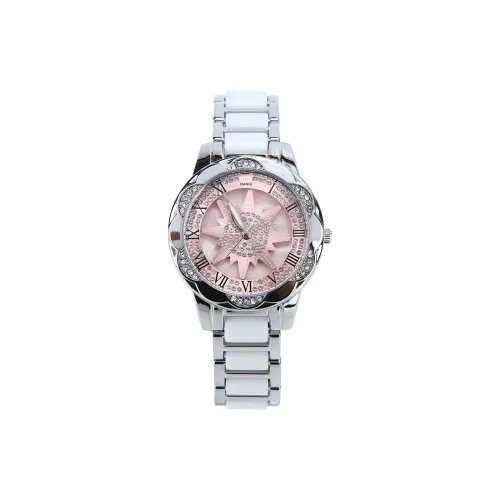 NANGL Кварцевый механизм стальной ремешок женские часы многоцветный циферблат