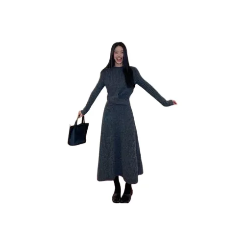 TENNE GIRL Длинное платье с длинными рукавами женское