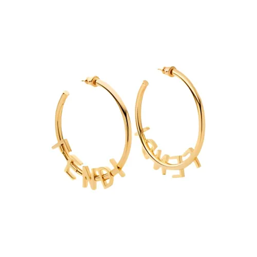 FENDI Брасс Серьги Женские Золото