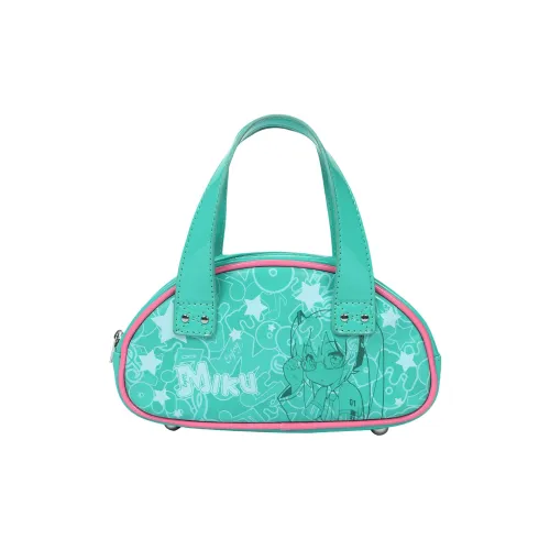 MEDM Hatsune Miku Коллаборация Полиэстер Сумка Стандартная Женская Зеленая