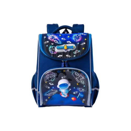 One Positive Полиэстер Студенческая Сумка Детская Синяя