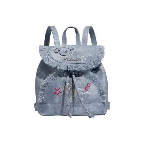 NATTY Denim Backpack Unisex Blue NATTY Деним Рюкзак Унисекс Синий