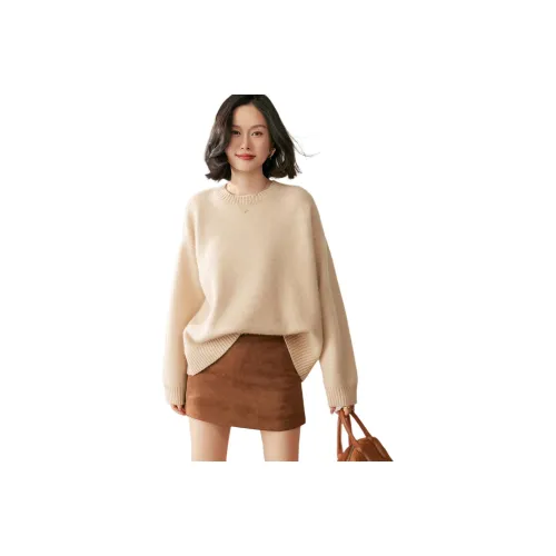 H YXIANG Кашемир Свитер Женские