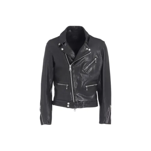 Yohji Yamamoto S'YTE FW25 WASHED SHEEP LEATHER CLASSIC DOUBLE RIDERS JACKET LEATHER JACKET UNISEX