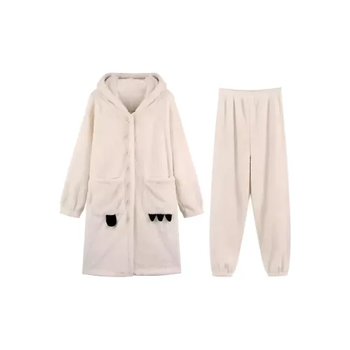 Dippanis Абрикос Медведь Женские Пижамные Комплекты