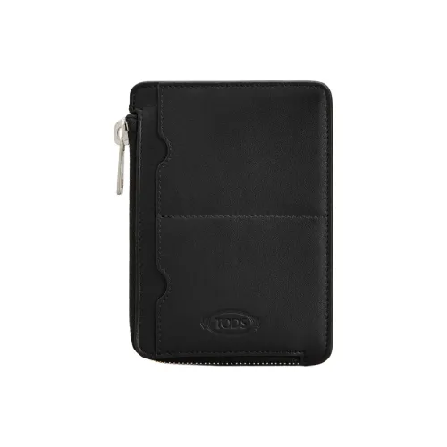 TOD'S Телячья кожа Клатч Маленький Женский Черный