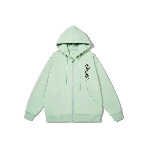 GDRG Светло-зеленый унисекс свитшоты