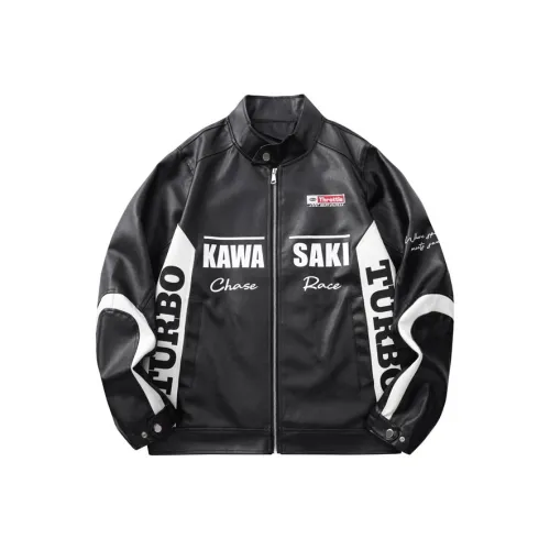 Kawasaki Унисекс Кожаные куртки
