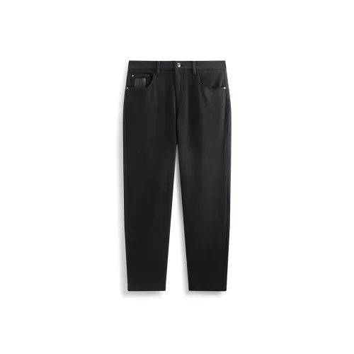 PEACEBIRD MEN Denim Jet Black 1 Men's Jeans