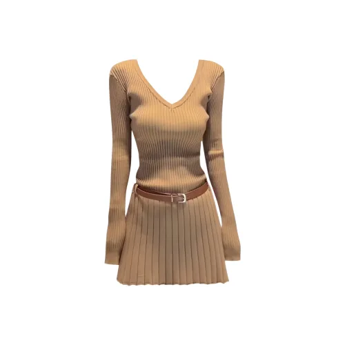 VKXOW Длинное платье с длинными рукавами женское