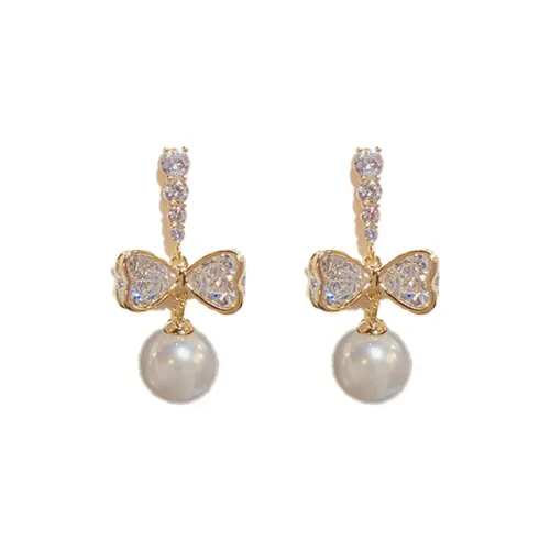 Серьги-гвоздики с жемчугом BONAS Женские