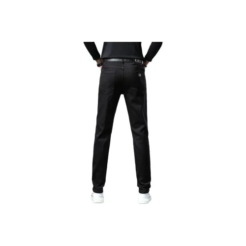 CHAOZHANGGUI Мужские черные джинсы