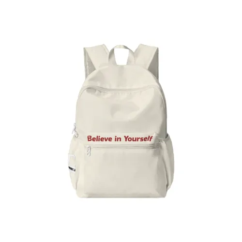 HINY Полиэстер Рюкзак Женские Экрю