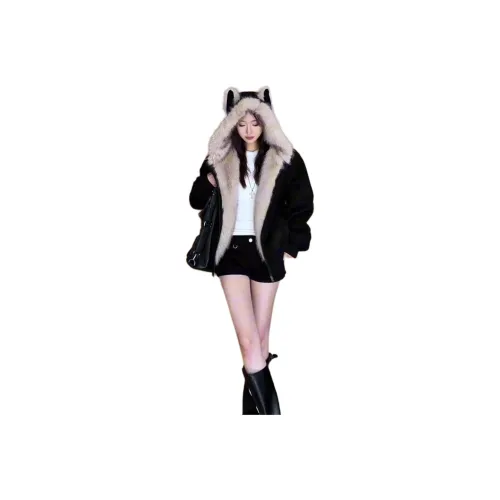 SHEXIU Черный Унисекс Пуховики