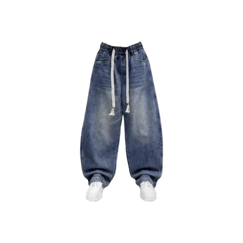 Chisportate Синий Унисекс Джинсы