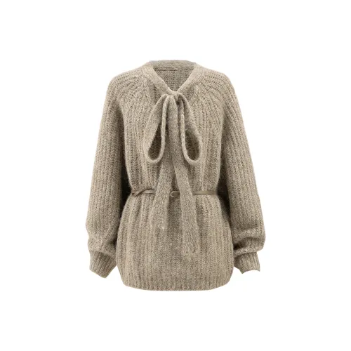 Cypress House Верблюжий цвет Женские Свитеры