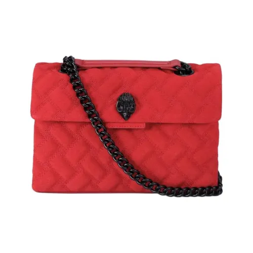 Kurt Geiger London Kensington Замшевая Сумка через плечо Женская Красная