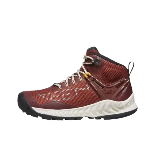 KEEN NXIS EVO Водонепроницаемый MID Топ Альпинизм Походная обувь Женские Красный