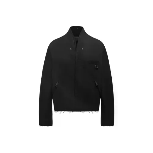 TEAM WANG Design Fw25 ZIP UP Куртки Унисекс Черный