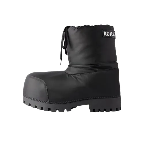 Balenciaga FW24 Лыжная одежда Коллекция Короткие Сноубутсы Женские Черные