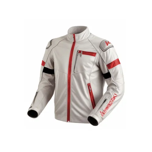 Кавасаки Мотоцикл Куртка Kawasaki Ultra Unisex Айвори