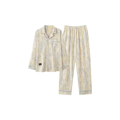 WANANNI Абрикос Мужской Пижамный Комплект