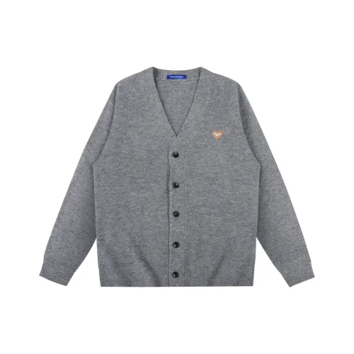 FAIRWHALE Men's Gray Photinia Sweaters FAIRWHALE Мужские Серые Свитера Фотиния