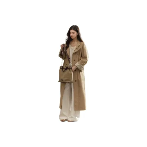 Sky Swan Хаки Женская Тренч