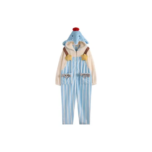 CHATING Комбинезоны One Piece Flanelle Женские Комбинезоны Домашние