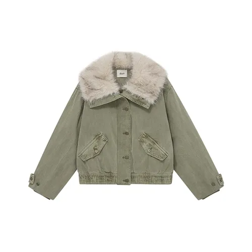 d'zzit Зеленый Женские пуховики