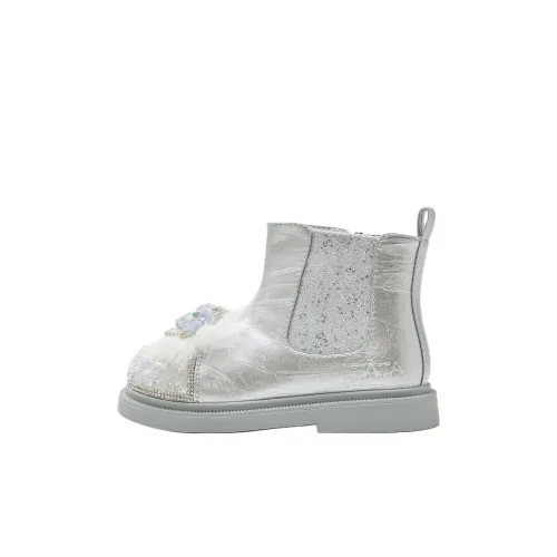 TATA Противоскользящие устойчивые к истиранию детские кожаные сапоги