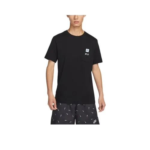 Nike Мужские черные футболки