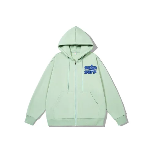 GDRG Светло-зеленый унисекс свитшоты