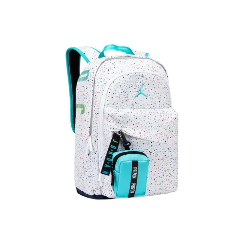 Джордан Полиэстер Рюкзак Средний Унисекс Ограниченный Аврора Синий