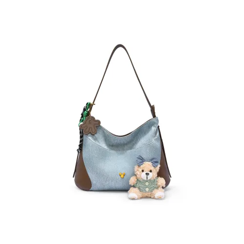 Disney Mickey ПУ (полиуретан) Сумка через плечо Стандартная Женская Джинсовый синий