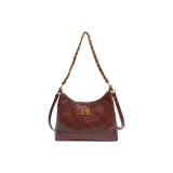 Квадратный замок, коричневый