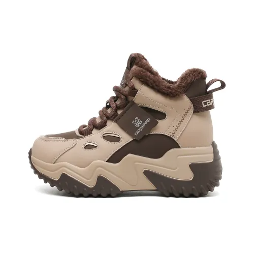 CARDANRO MID Топ Толстая подошва Кроссовки Женские