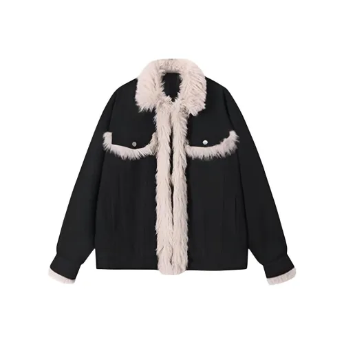 YOUSEKOO Черный Женский Пуховик