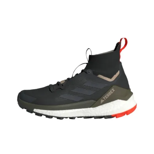 adidas Terrex FREE HIKER Амортизация Противоскользящий Устойчивый к истиранию Водонепроницаемый MID Топ Уличная обувь